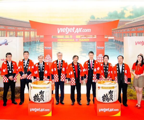 Vietjet is the only airline offering a direct flight between Hanoi and Hiroshima