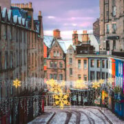 Edinburgh during Christmas